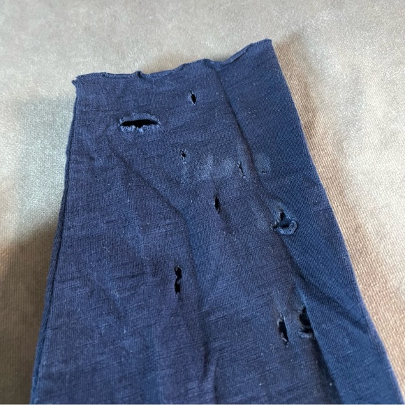 Free People By Artisan De Luxe VERY RARE Half Button Front Shirt w/ Flannel Sz M - Picture 4 of 7